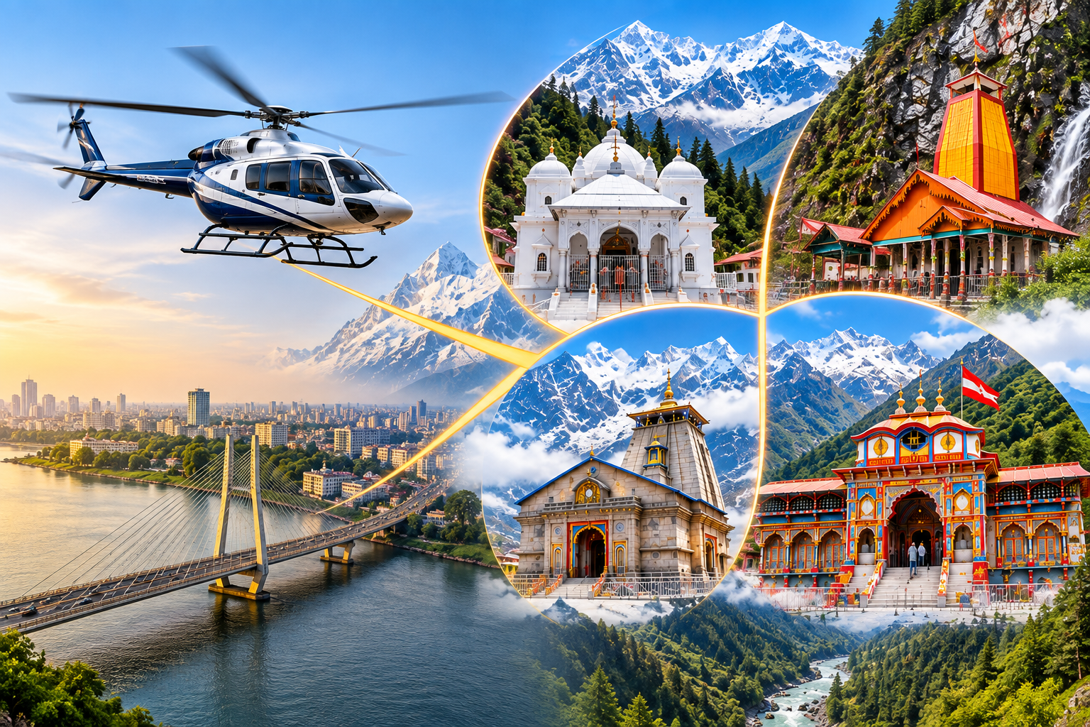 Complete Guide to Surat to Char Dham Yatra Helicopter Tour Cost